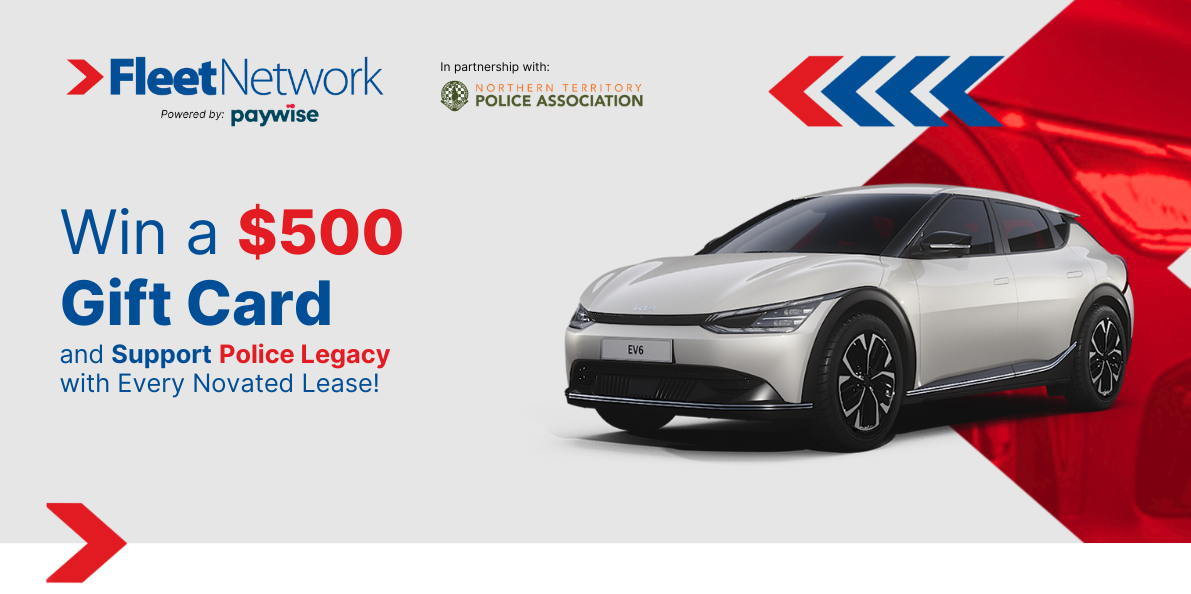 Win a $500 Gift Card and support police legacy with every novated lease!